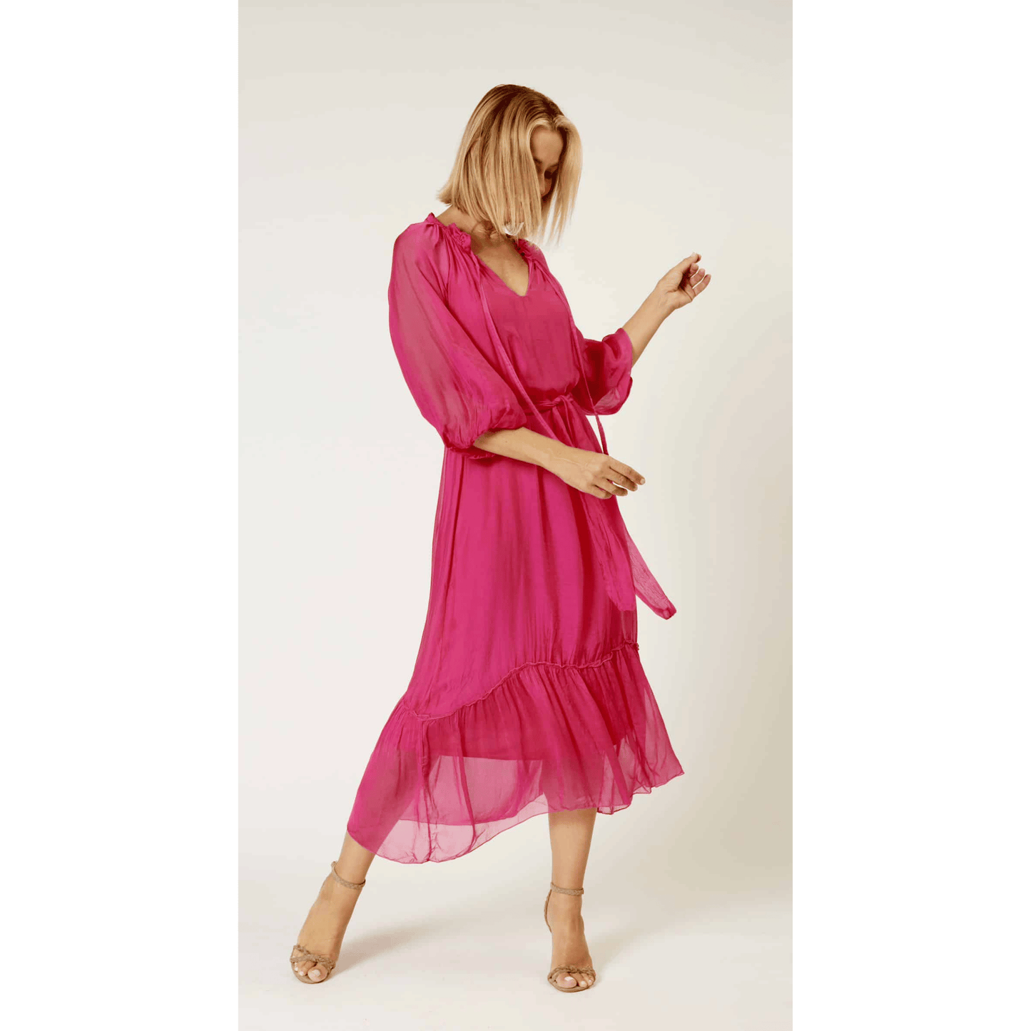 Greta Dress | Raspberry