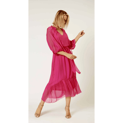Greta Dress | Raspberry