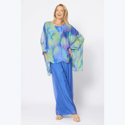 Ogden Kaftan Top | Cobalt