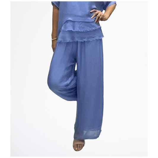 Elba Pant | Blue Turco
