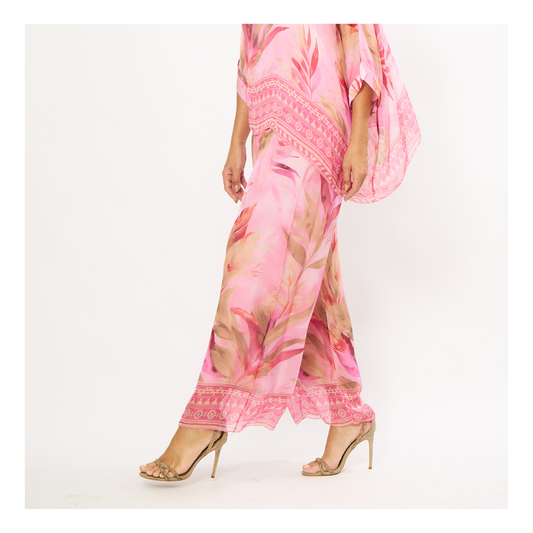 Stromboli Wide Leg Pant | Pink Multi