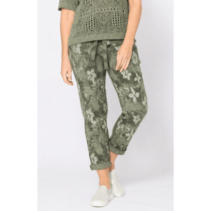 Basel Pant | Military Floral | La Strada