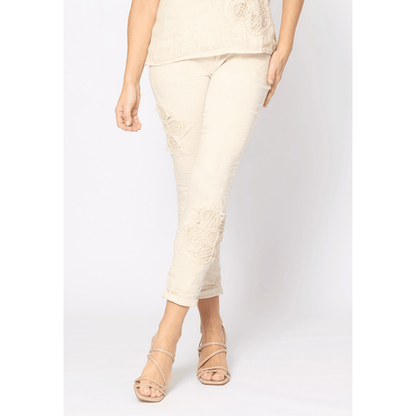 Wiesen Pant | Beige | La Strada