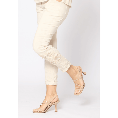 Wiesen Pant | Beige | La Strada