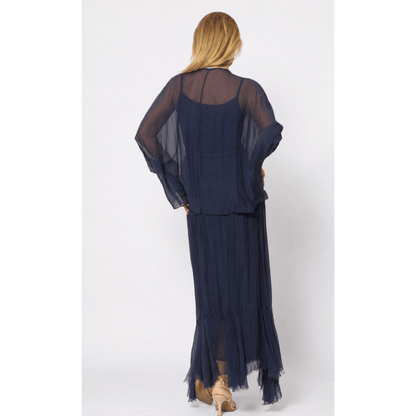 Sardinia Crossover Top | Navy