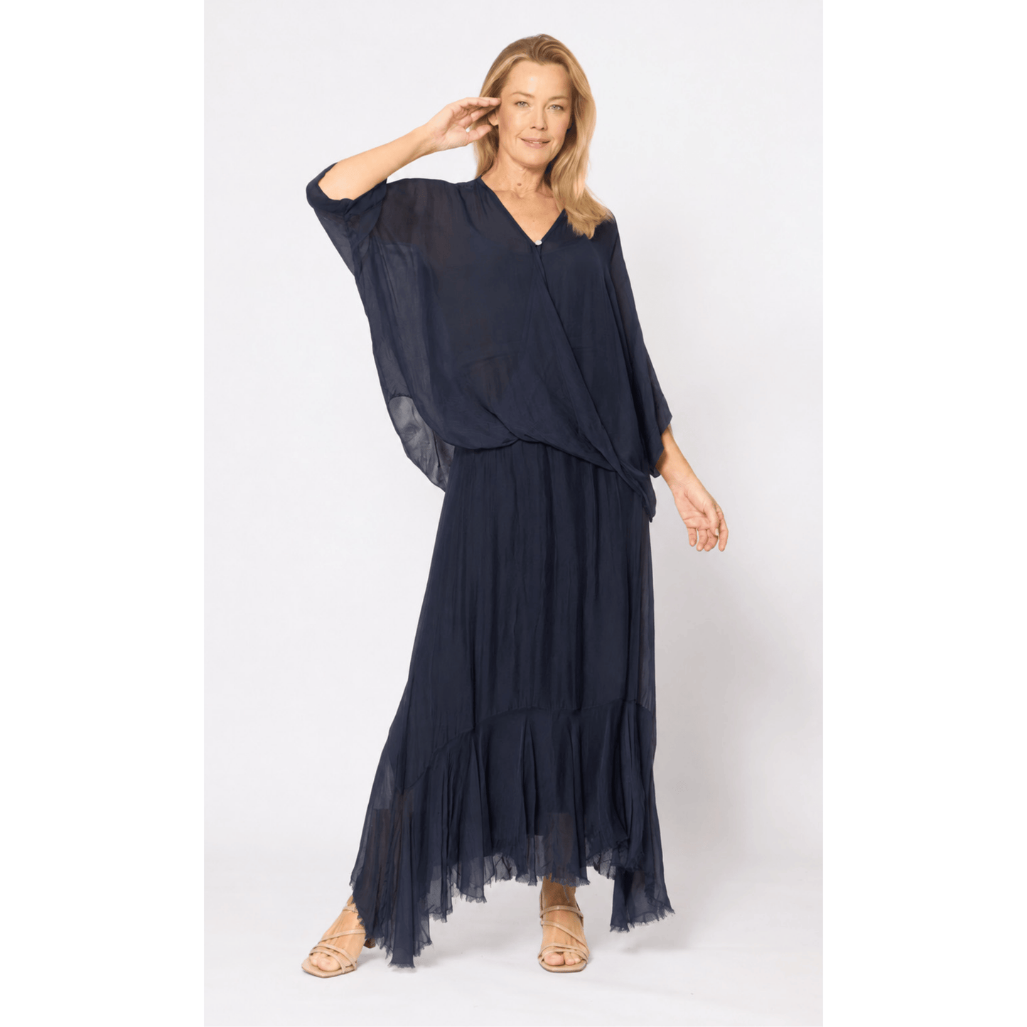 Sardinia Crossover Top | Navy