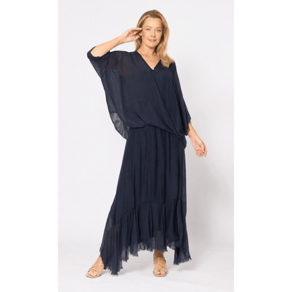 Sardinia Crossover Top | Navy