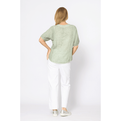 Kalmar Top | Salvia/Khaki | La Strada