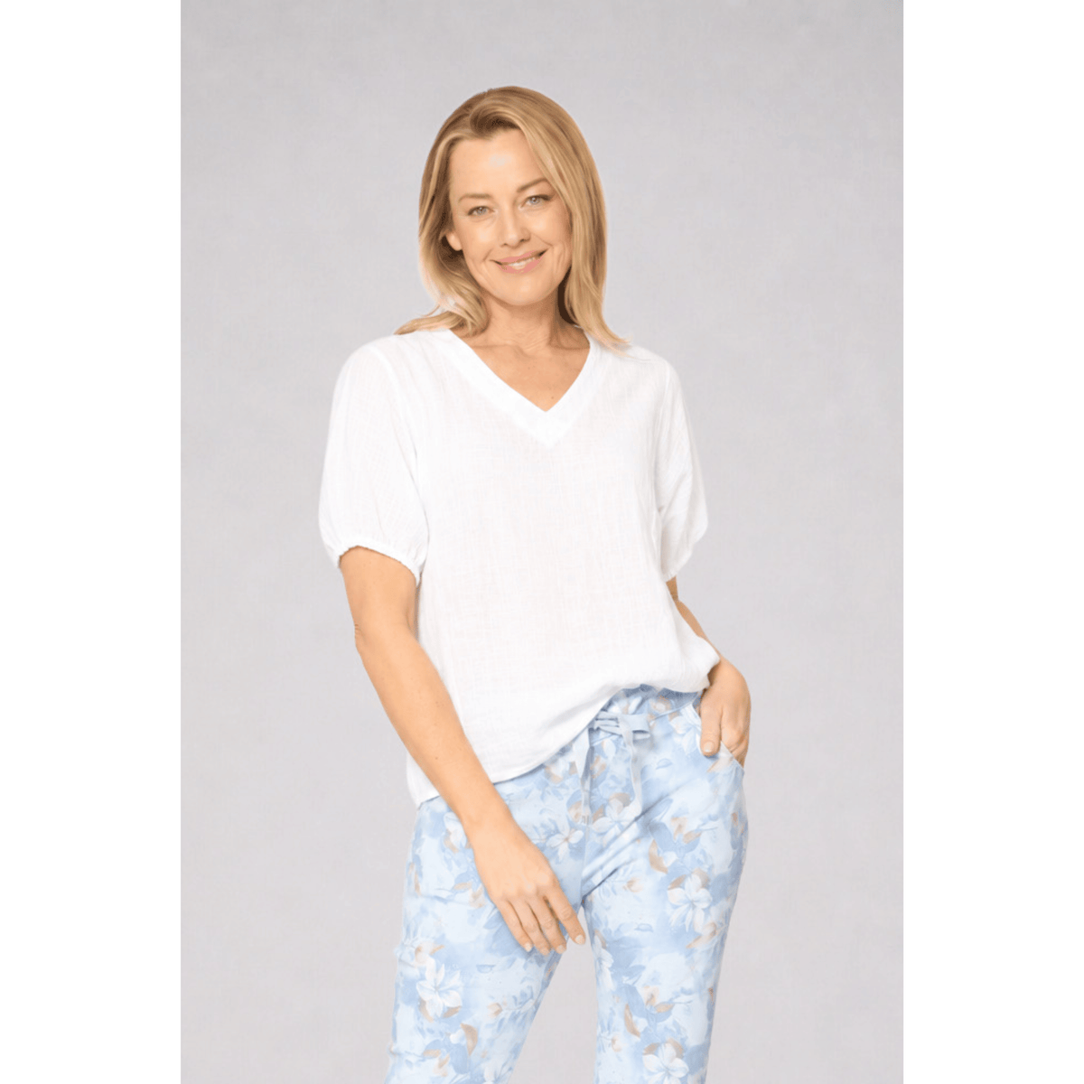 Kalmar Top | White | La Strada