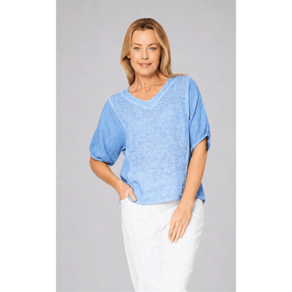 Malmo Top | Azzurro | La Strada