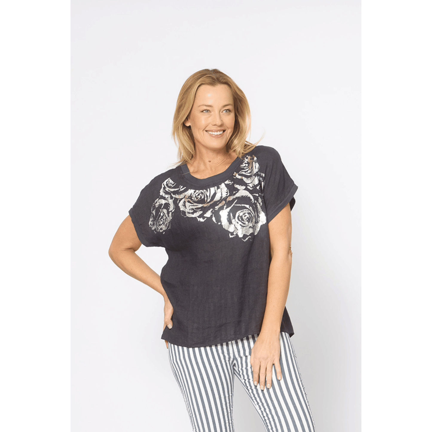 Kiruna Top | Navy | La Strada