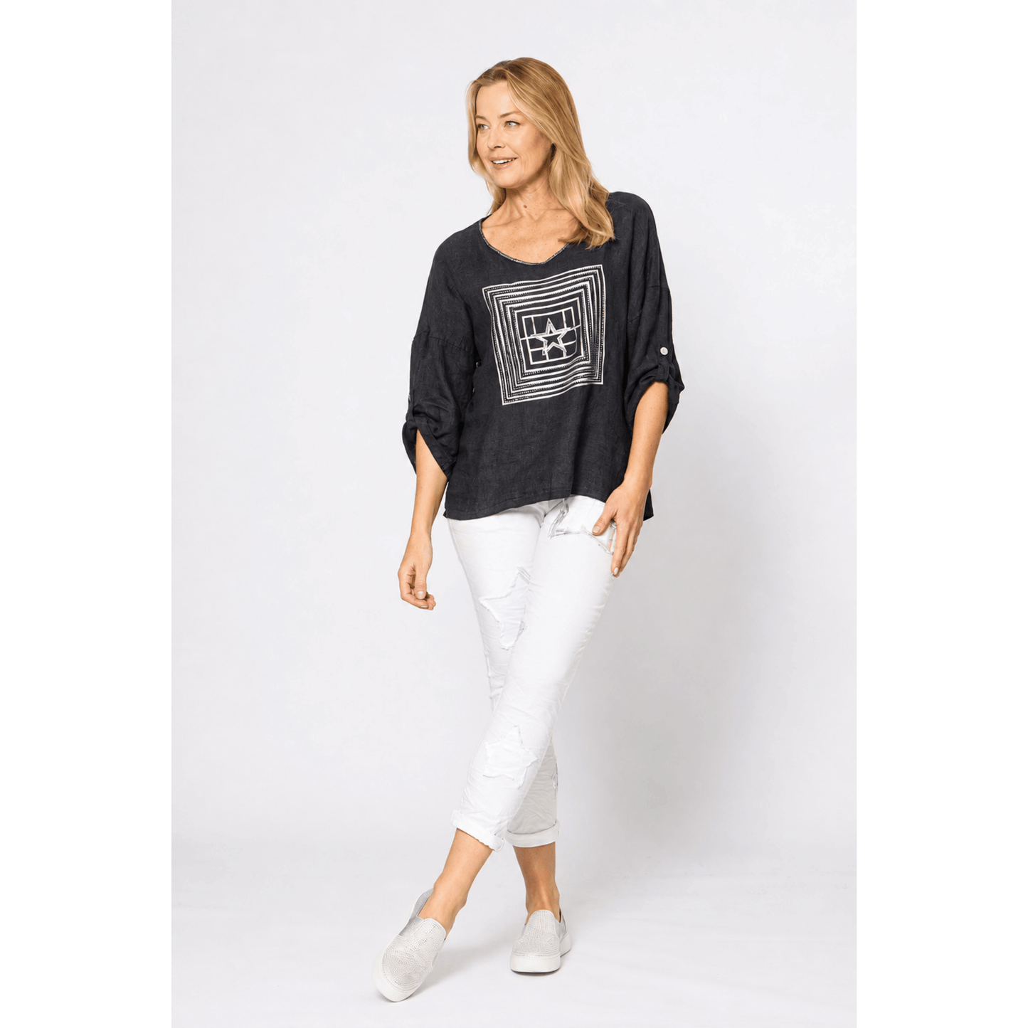 Visby Top | Navy | La Strada