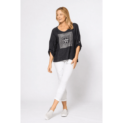 Visby Top | Navy | La Strada
