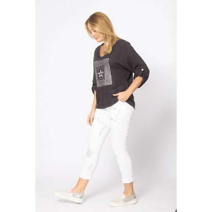 Visby Top | Navy | La Strada