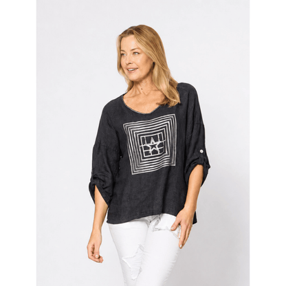 Visby Top | Navy | La Strada