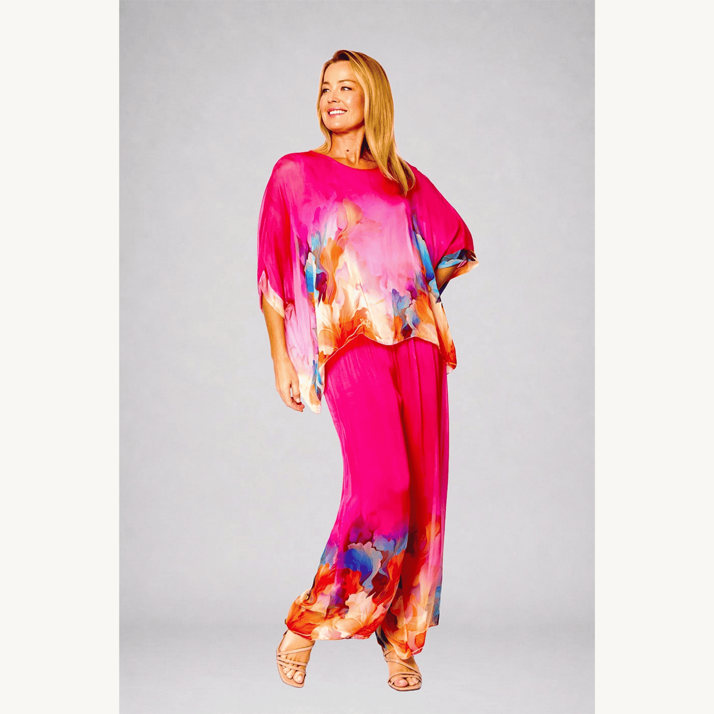 Chelsea Kaftan Top | Hot Pink