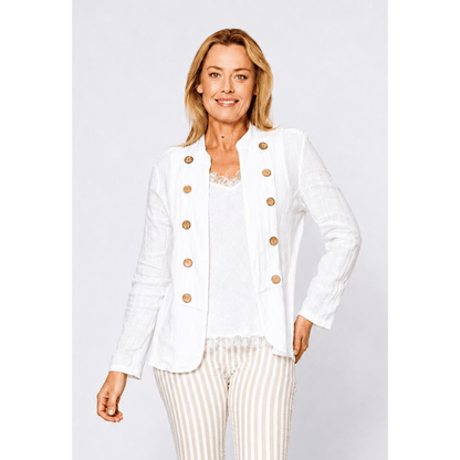 Ganter Jacket | White | La Strada