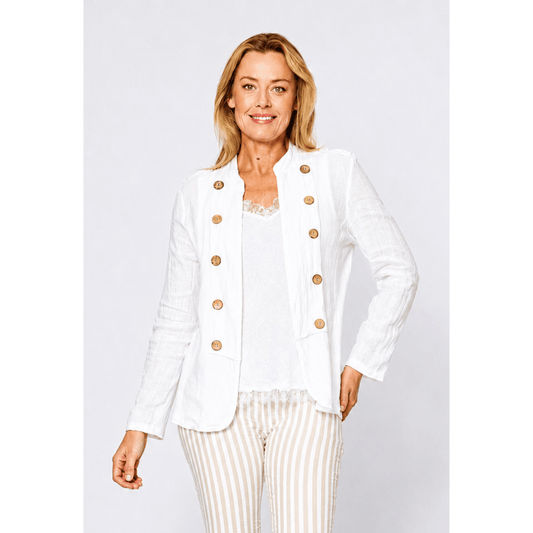 Ganter Jacket | White | La Strada