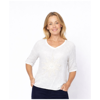 Tenedos Top | White