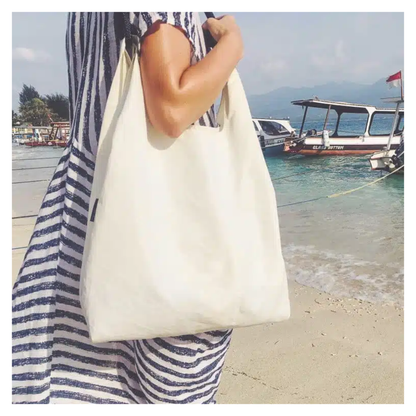 SeaShopper Bag | White/Navy