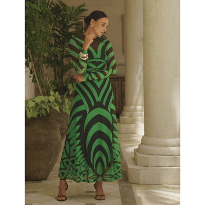 Sterling Mesh Dress | Emerald