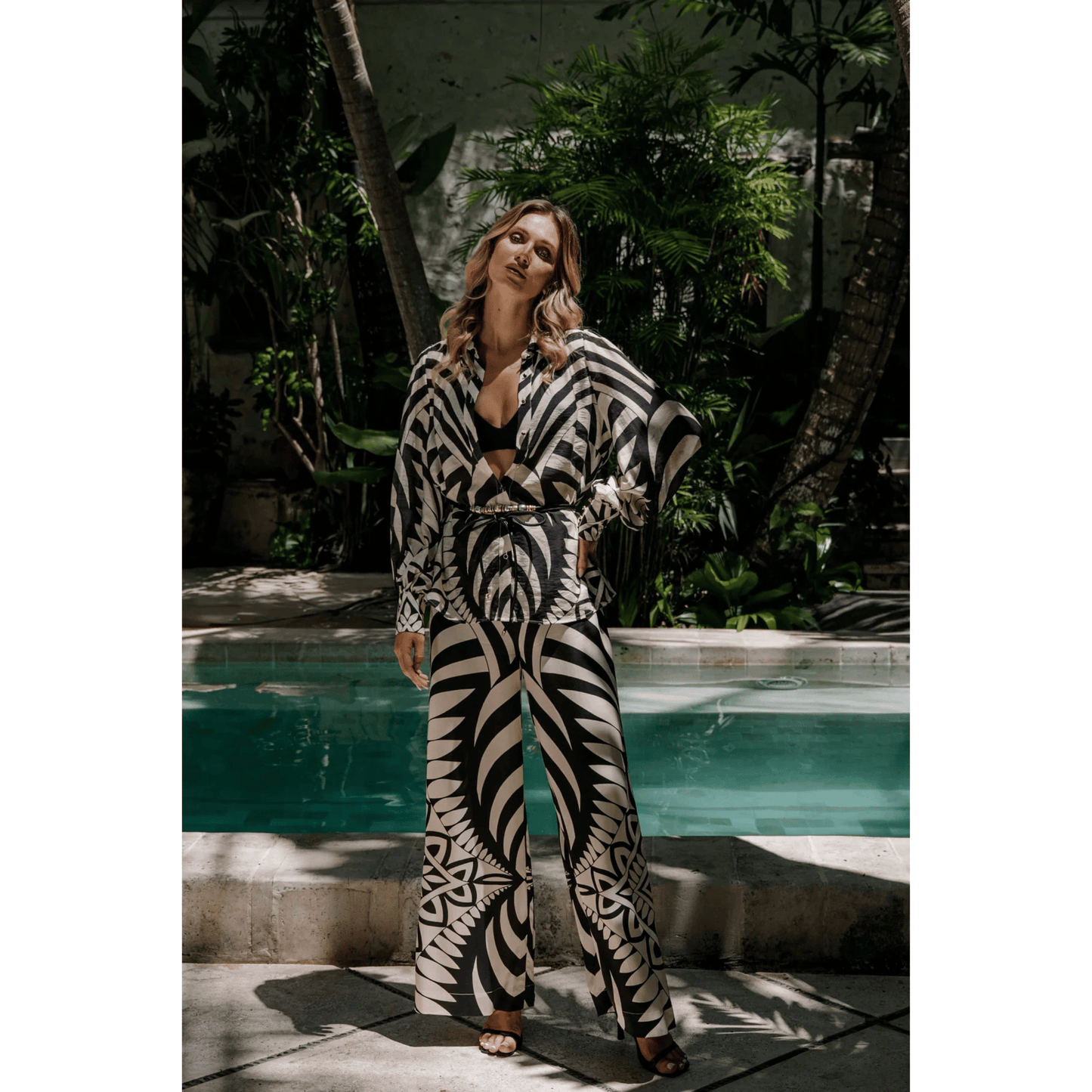 Kapunda Pant | Black/Ivory