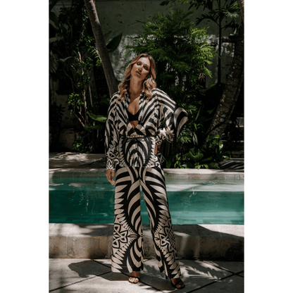 Kapunda Pant | Black/Ivory
