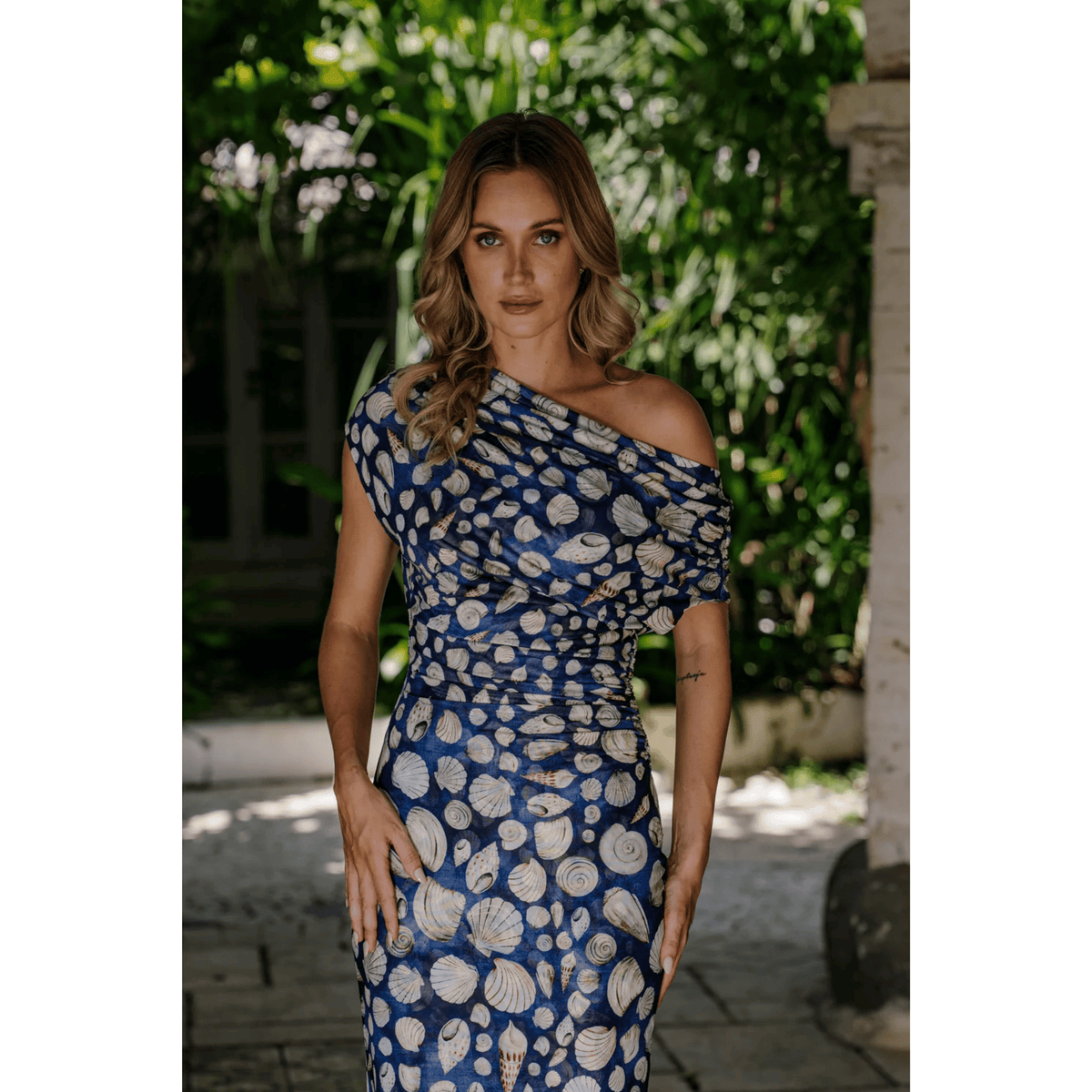 Sea Shore Mesh Dress | Nassaya