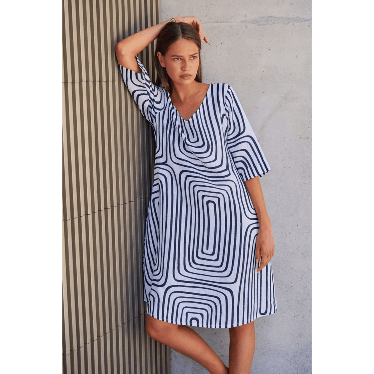Mr Monaco Dress | Maze | Naturals O&J