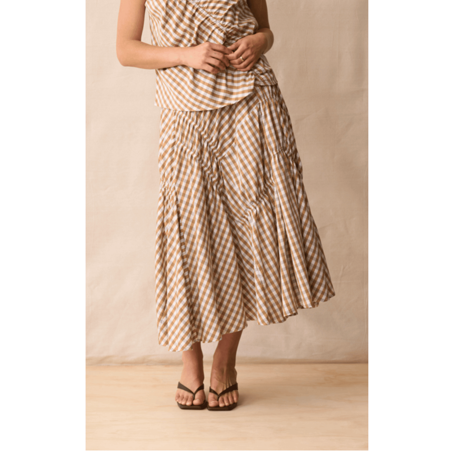 In Stitches Skirt | Biscotti Check