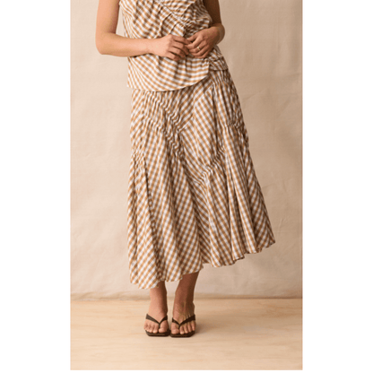 In Stitches Skirt | Biscotti Check