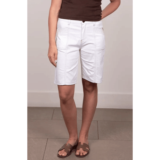Holborn Loose Leg Short | Milk | New London Jeans