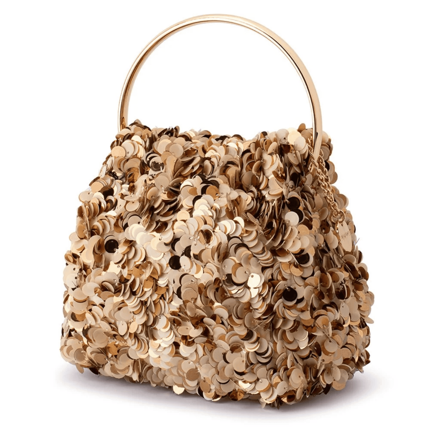 Sharma Sequin Pouch | Natural