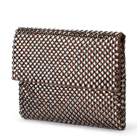 Scarlett Crystal Clutch | Bronze