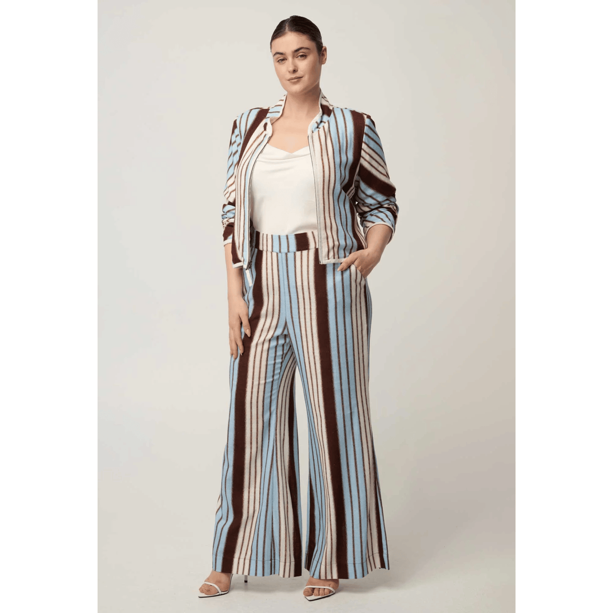 Willow Stripe Pant | Iridescent Stripe - OnceWas
