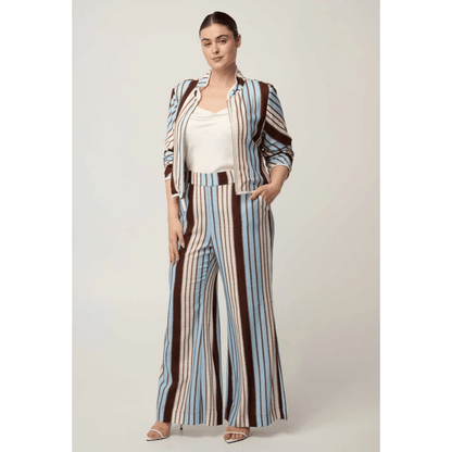 Willow Stripe Pant | Iridescent Stripe - OnceWas