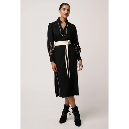 Once Was - Milton Leather Wrap Belt | Ivory