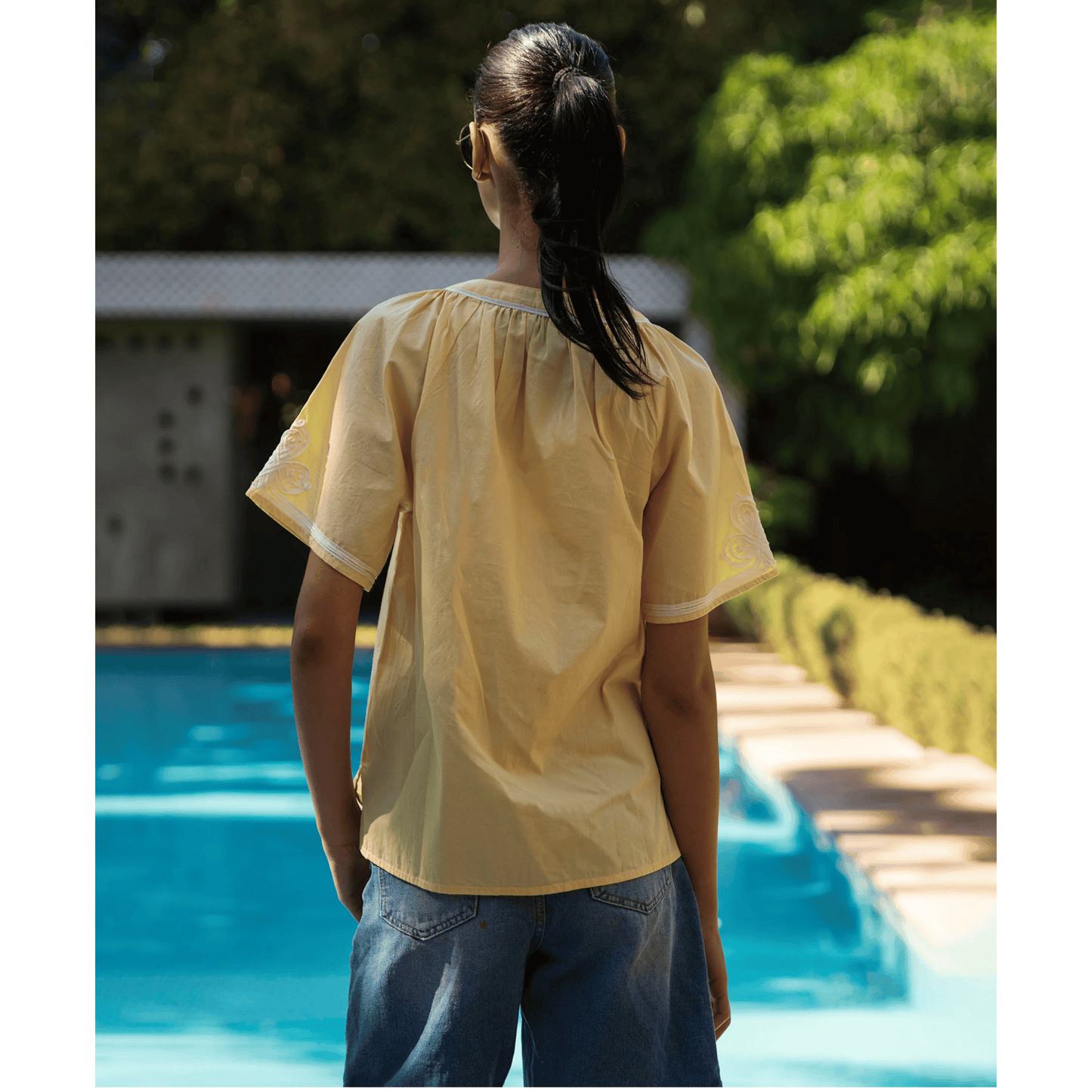 Foxglove Top | Buttermilk