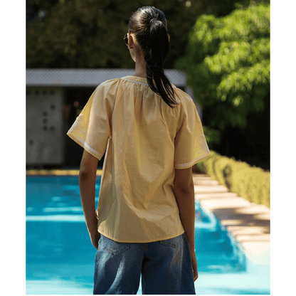 Foxglove Top | Buttermilk