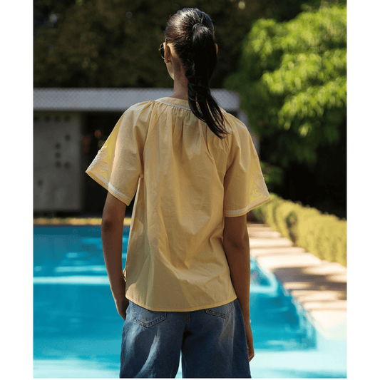 Foxglove Top | Buttermilk
