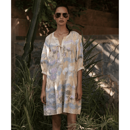 Oleander Dress | Gold Lurex