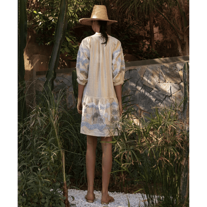 Oleander Dress | Gold Lurex