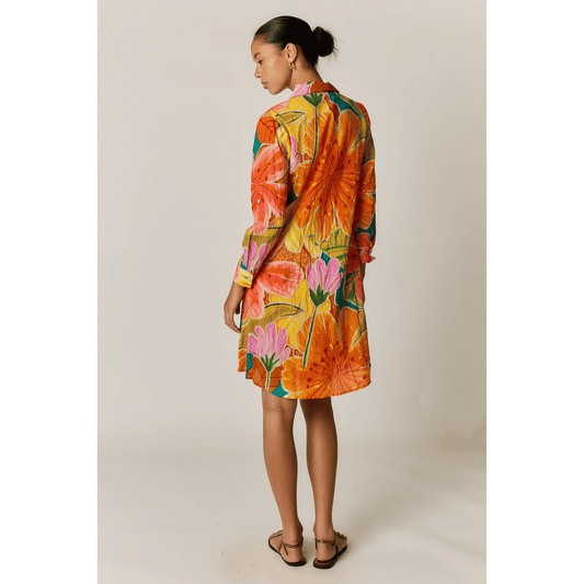Breeze Shirtmaker Dress | Melon | Rubyyaya