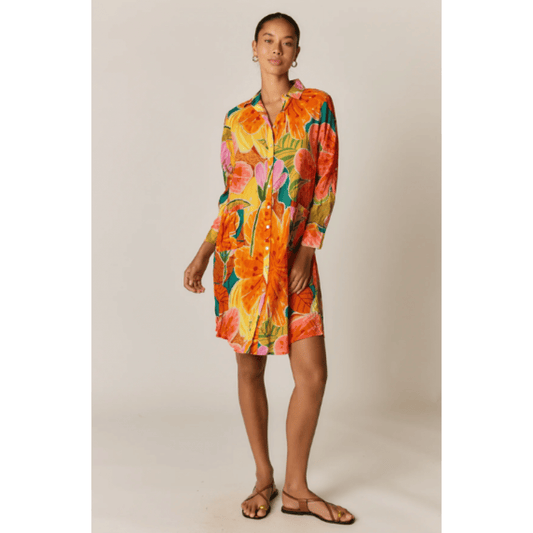 Breeze Shirtmaker Dress | Melon | Rubyyaya