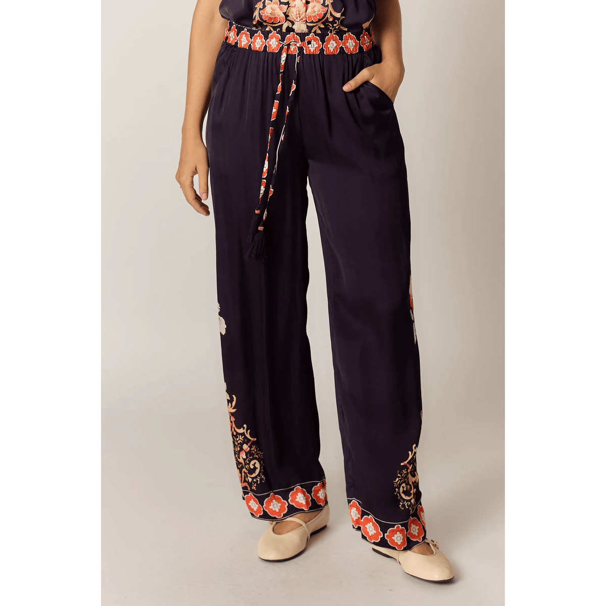 Gazte Pant | Burgundy