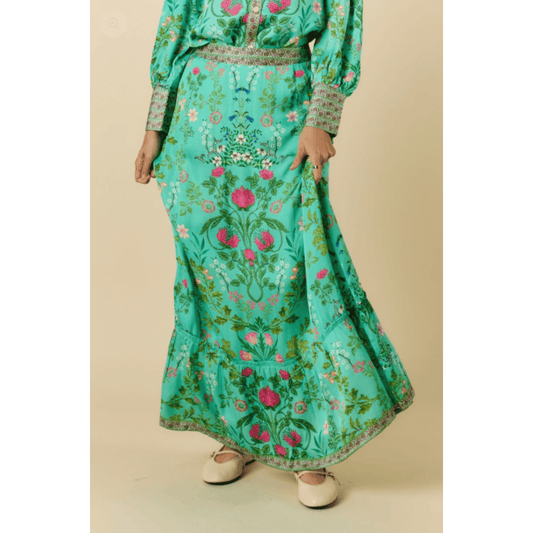 Tatiana Skirt | Green - Rubyyaya