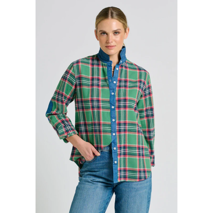 Shirty - Helena Shirt | Sage/Plaid