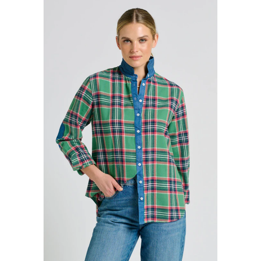 Shirty - Helena Shirt | Sage/Plaid