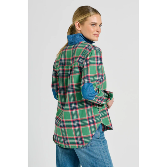 Shirty - Helena Shirt | Sage/Plaid