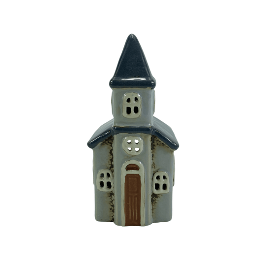 Grey Church Tealight | Small | PICKUP INSTORE ONLY